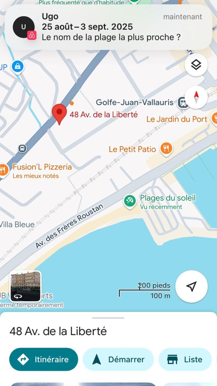 L'Epuree, Centre Ville, 150M De La Plage Валлорис Экстерьер фото